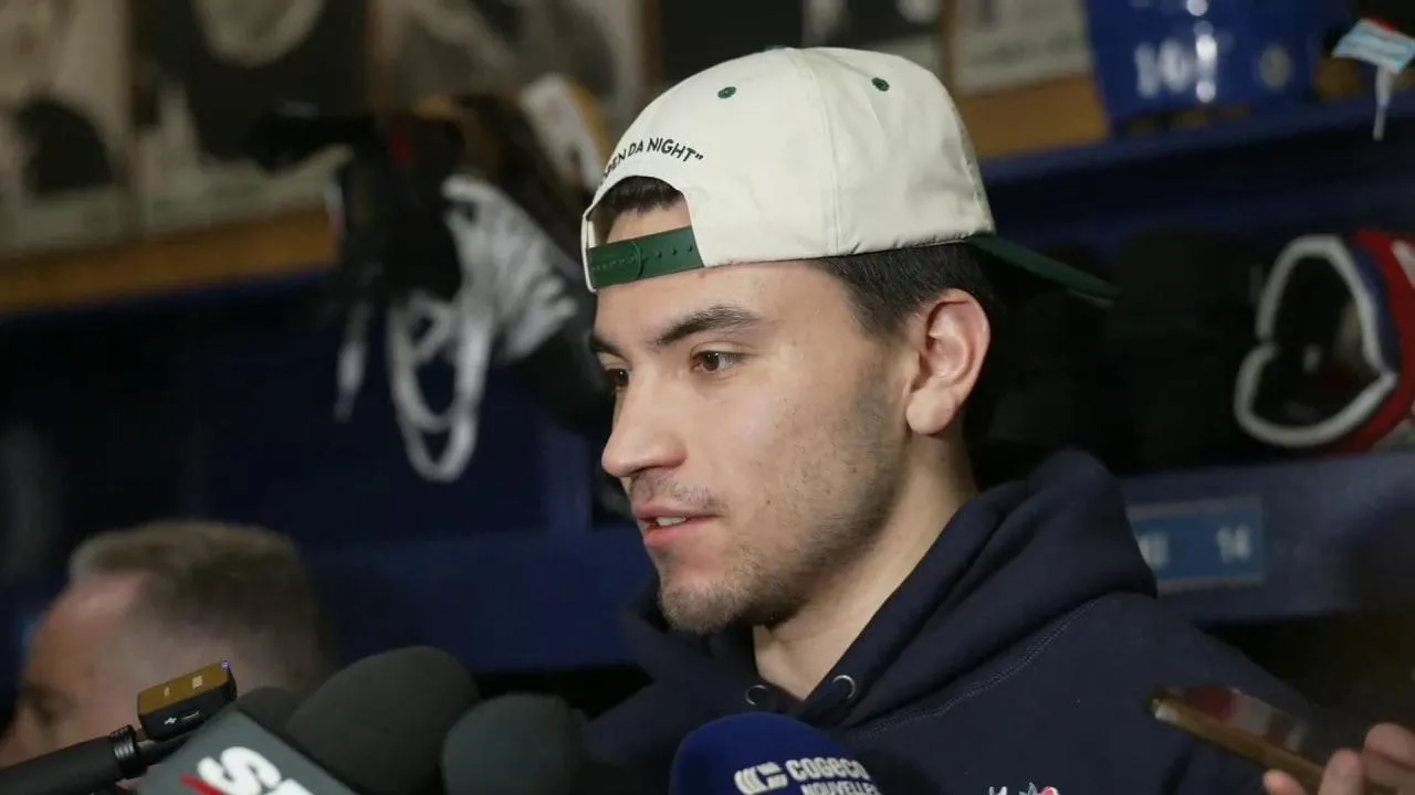 Nick Suzuki lance une fl&egrave;che directe &agrave; Team USA apr&egrave;s l'exclusion choc de Cole Caufield
