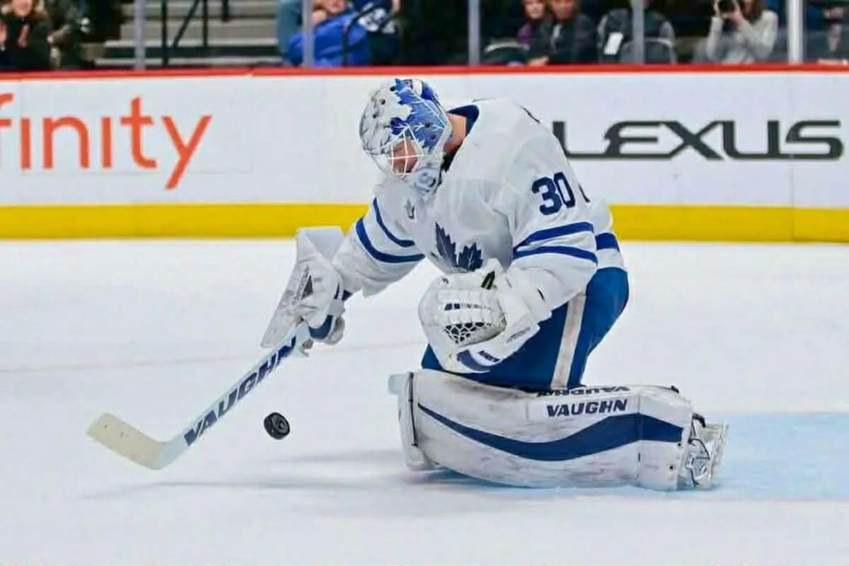 Maple Leafs goaltender Calvin Pickard (Isaiah J. Downing-USA TODAY Sports)