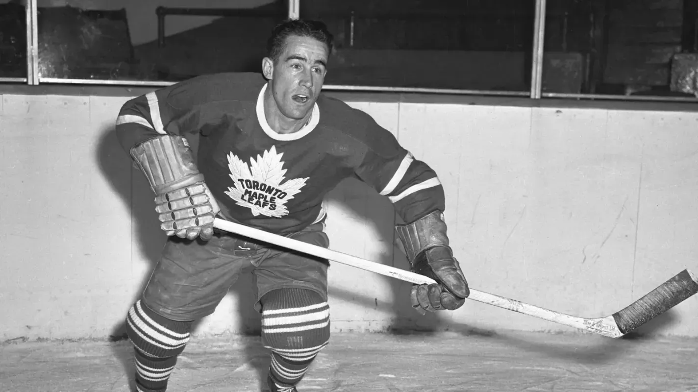 Jim Morrison playing for the Toronto Maple Leafs