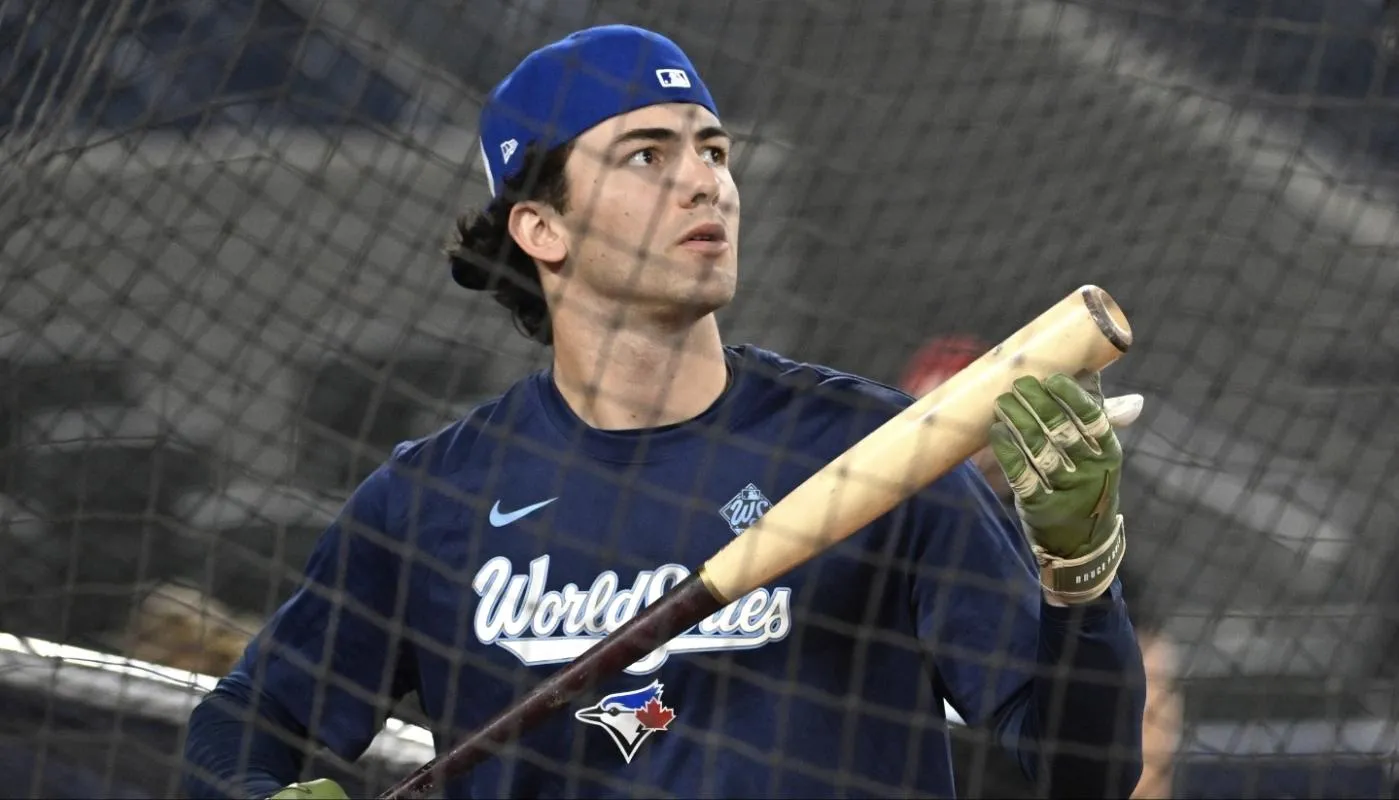 Toronto Blue Jays outfielder Joey Loperfido (10) takes batting practice during media day and team workouts at Rogers Centre.