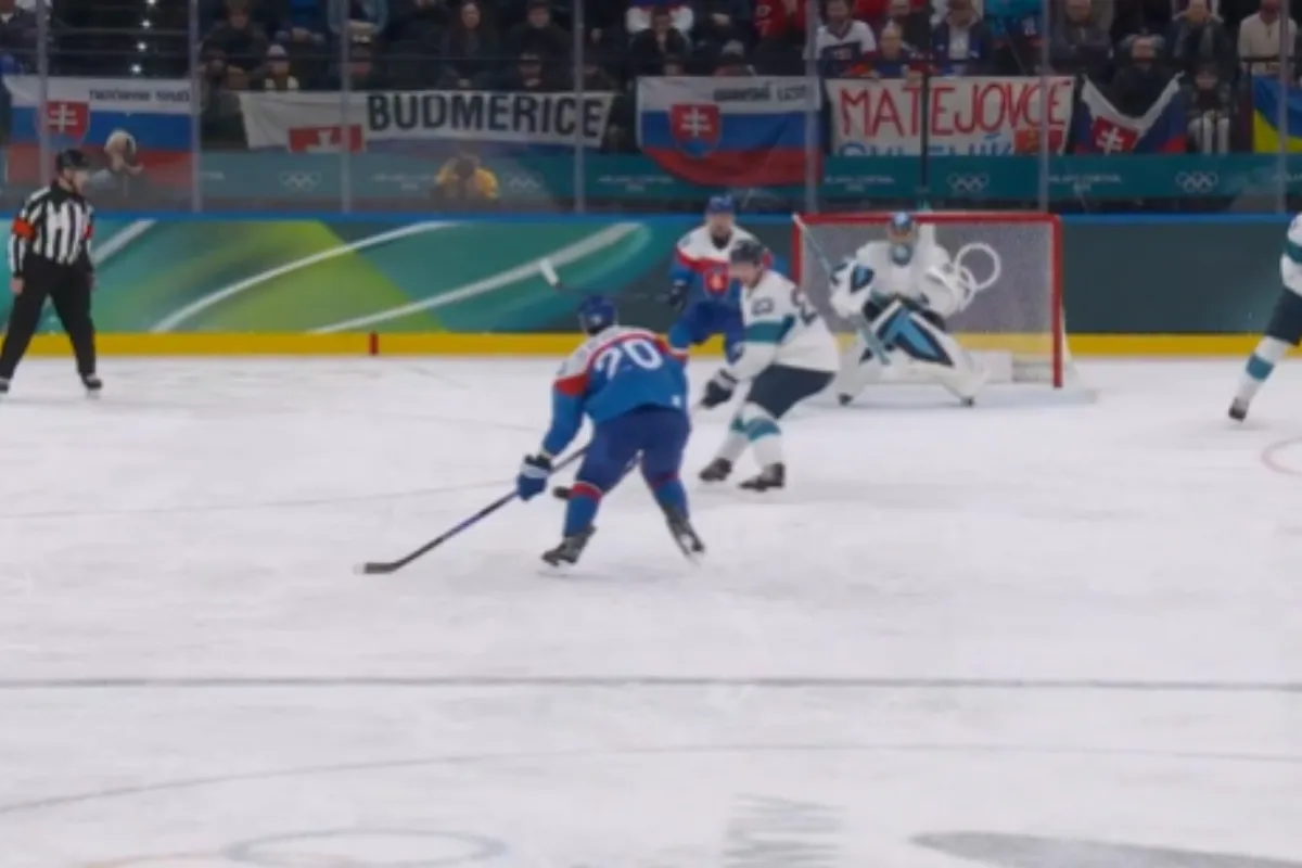 Juraj Slafkovsky: Un deuxi&egrave;me but digne de l'&eacute;lite aux Jeux olympiques