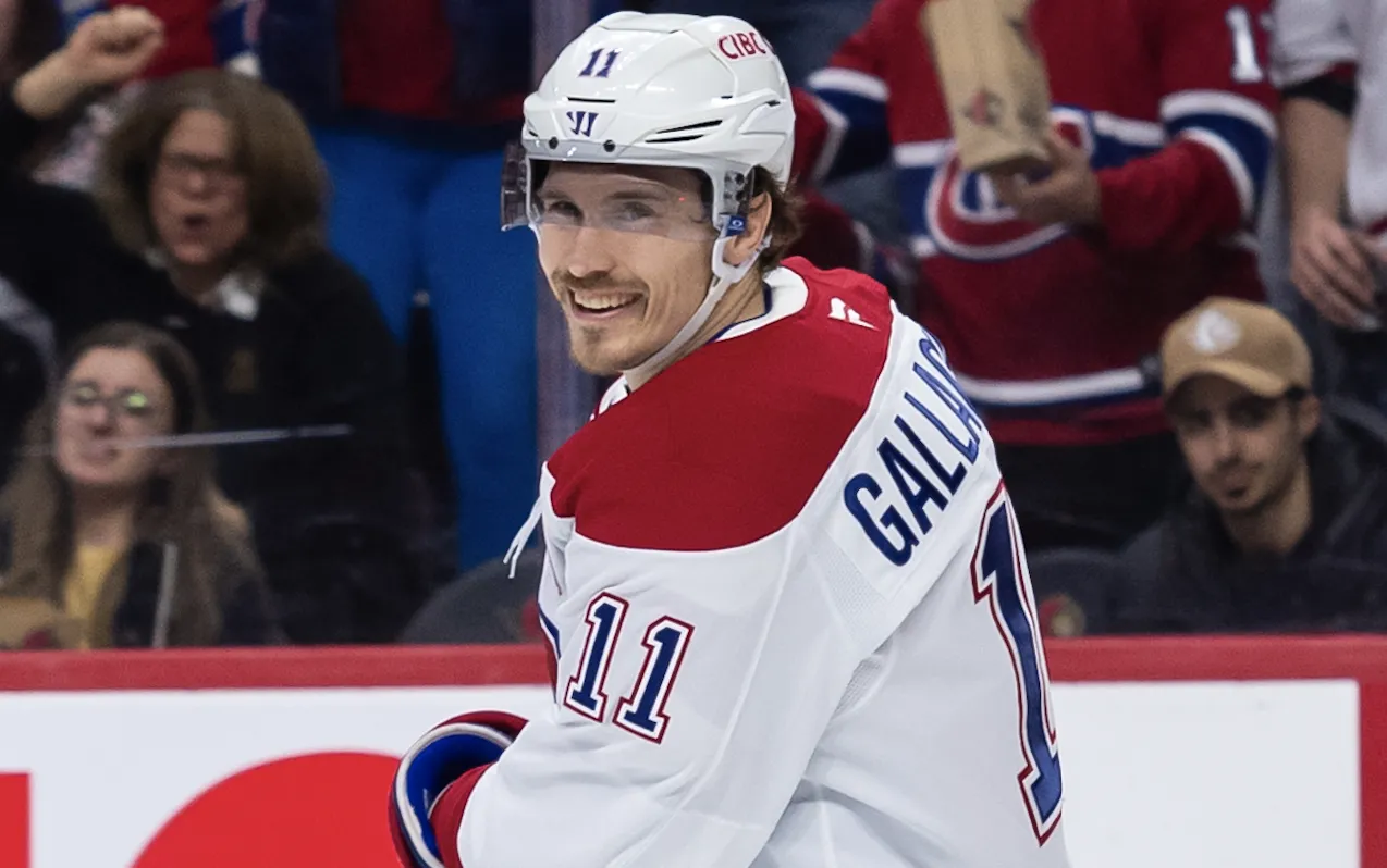 Brendan Gallagher (11), ailier droit des Canadiens de Montr&eacute;al, patine au cours de la deuxi&egrave;me p&eacute;riode contre les S&eacute;nateurs d'Ottawa au Centre Canadian Tire.