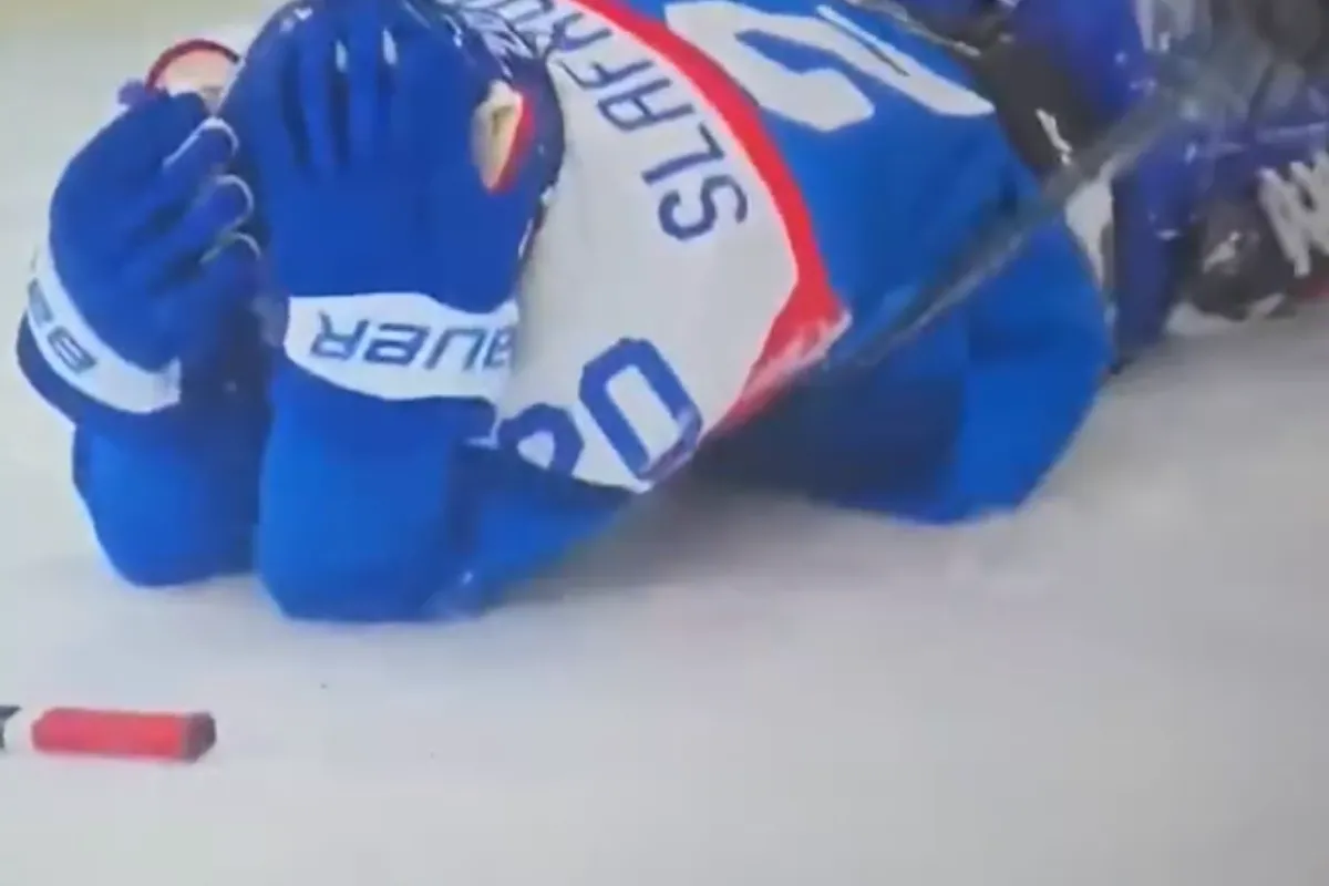 Blessure &agrave; la t&ecirc;te pour Juraj Slafkovsky aux Jeux olympiques