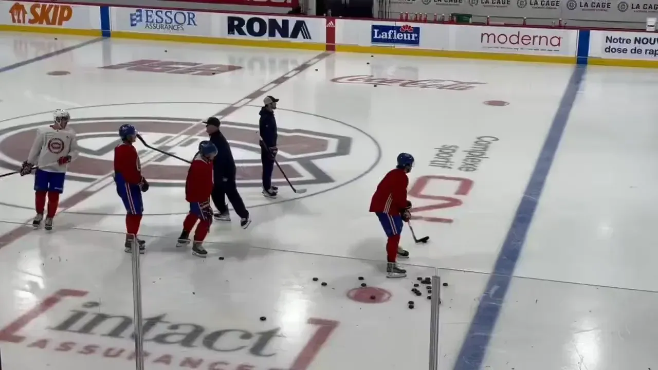 Plusieurs surprises &agrave; l'entra&icirc;nement du Canadien de Montr&eacute;al, des bonnes et des moins bonnes