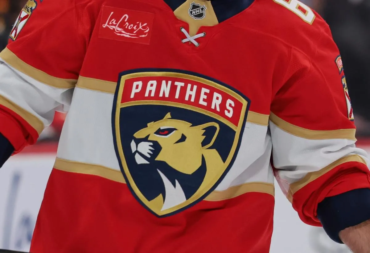 Florida Panthers left wing Brad Marchand (63) looks on against the Buffalo Sabres during the first period at Amerant Bank Arena.