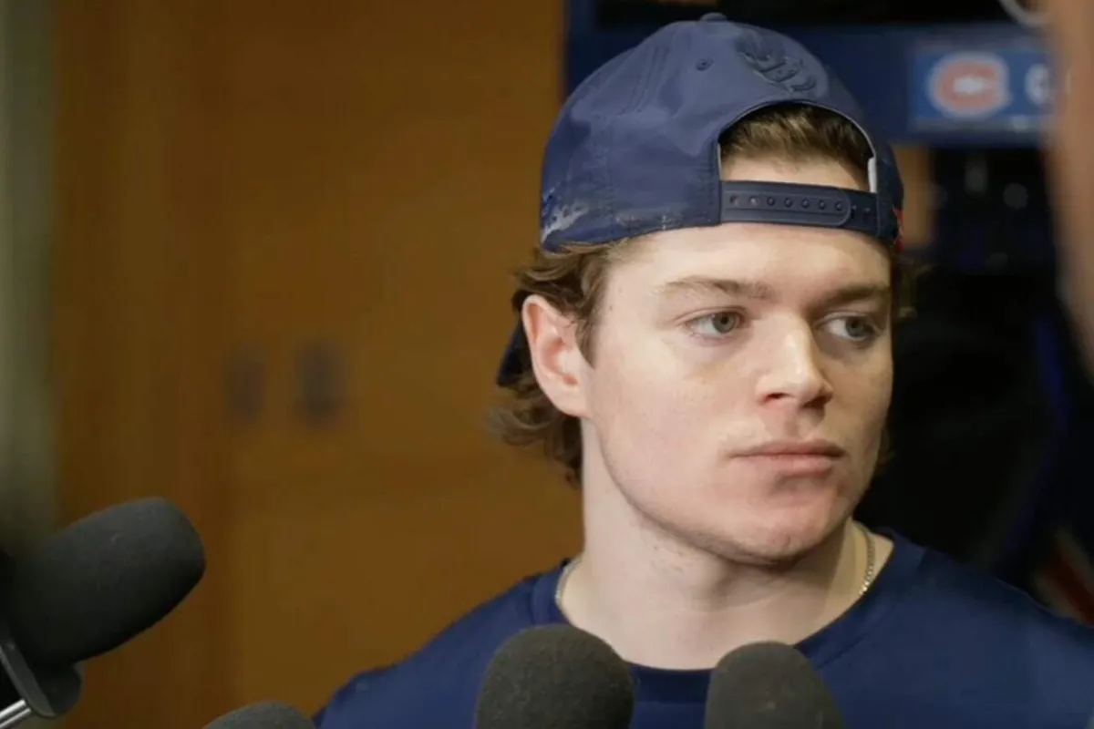 Cole Caufield p&egrave;te sa coche apr&egrave;s ce d&eacute;sastre &agrave; Anaheim