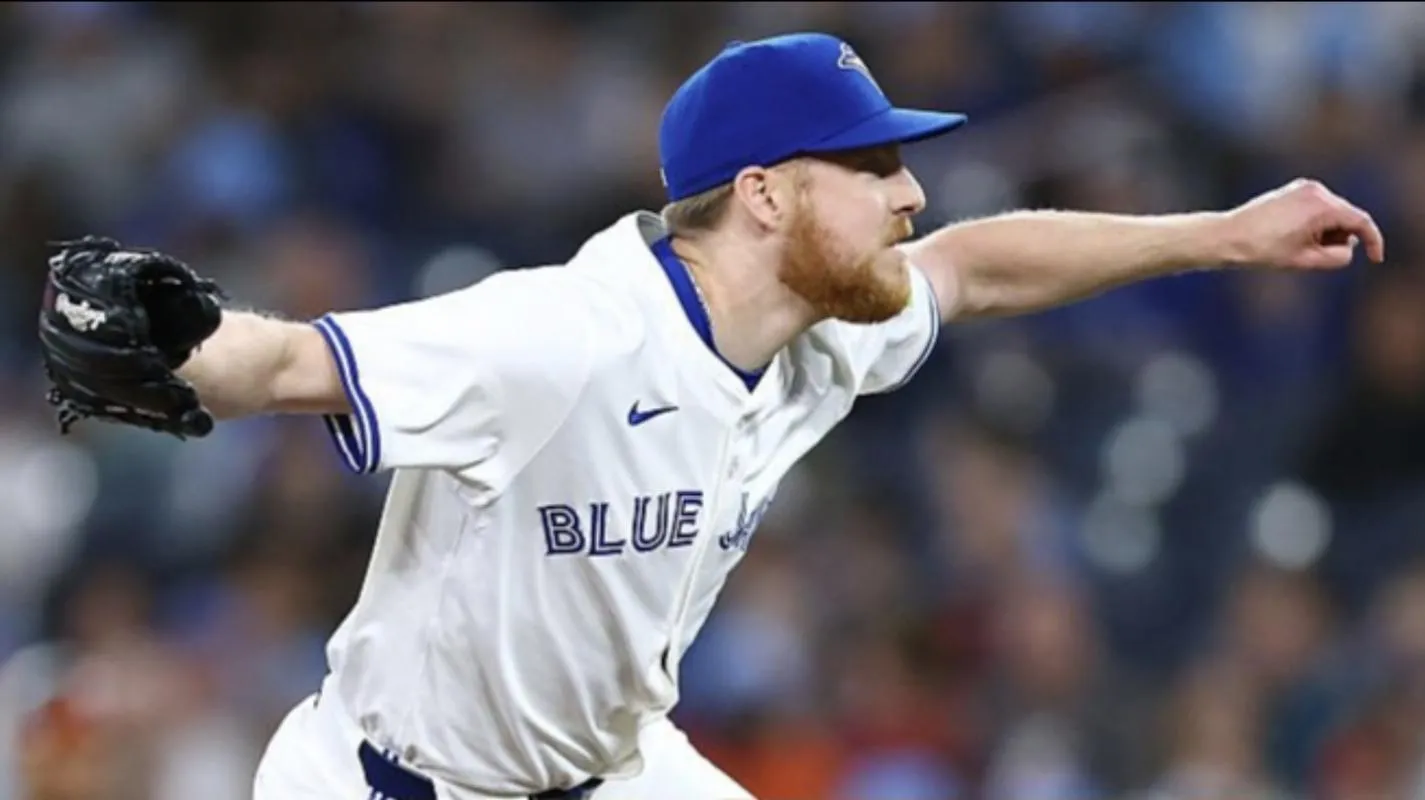 Toronto Blue Jays relief pitcher Richard Lovelady (58) throws a pitch against the Baltimore Orioles during the sixth inning at Rogers Centre.