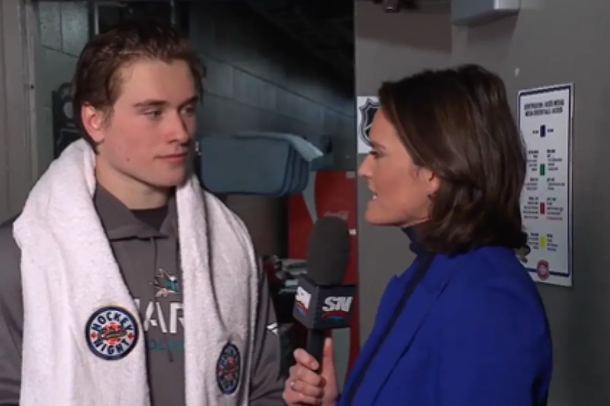 Macklin Celebrini en avait long &agrave; dire sur les partisans du Canadien et le Centre Bell