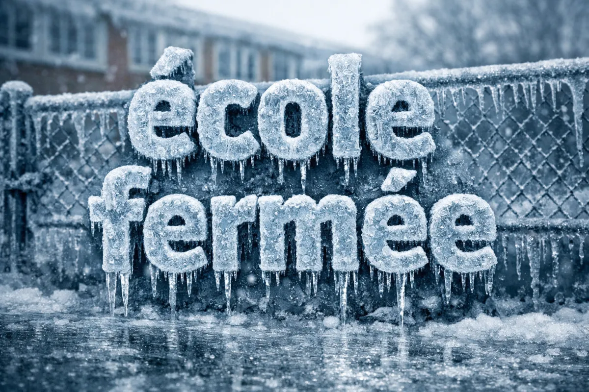 &Eacute;coles ferm&eacute;es