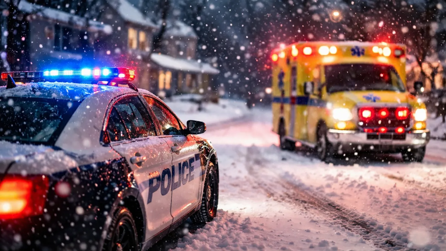 Accident, intervention polici&egrave;re