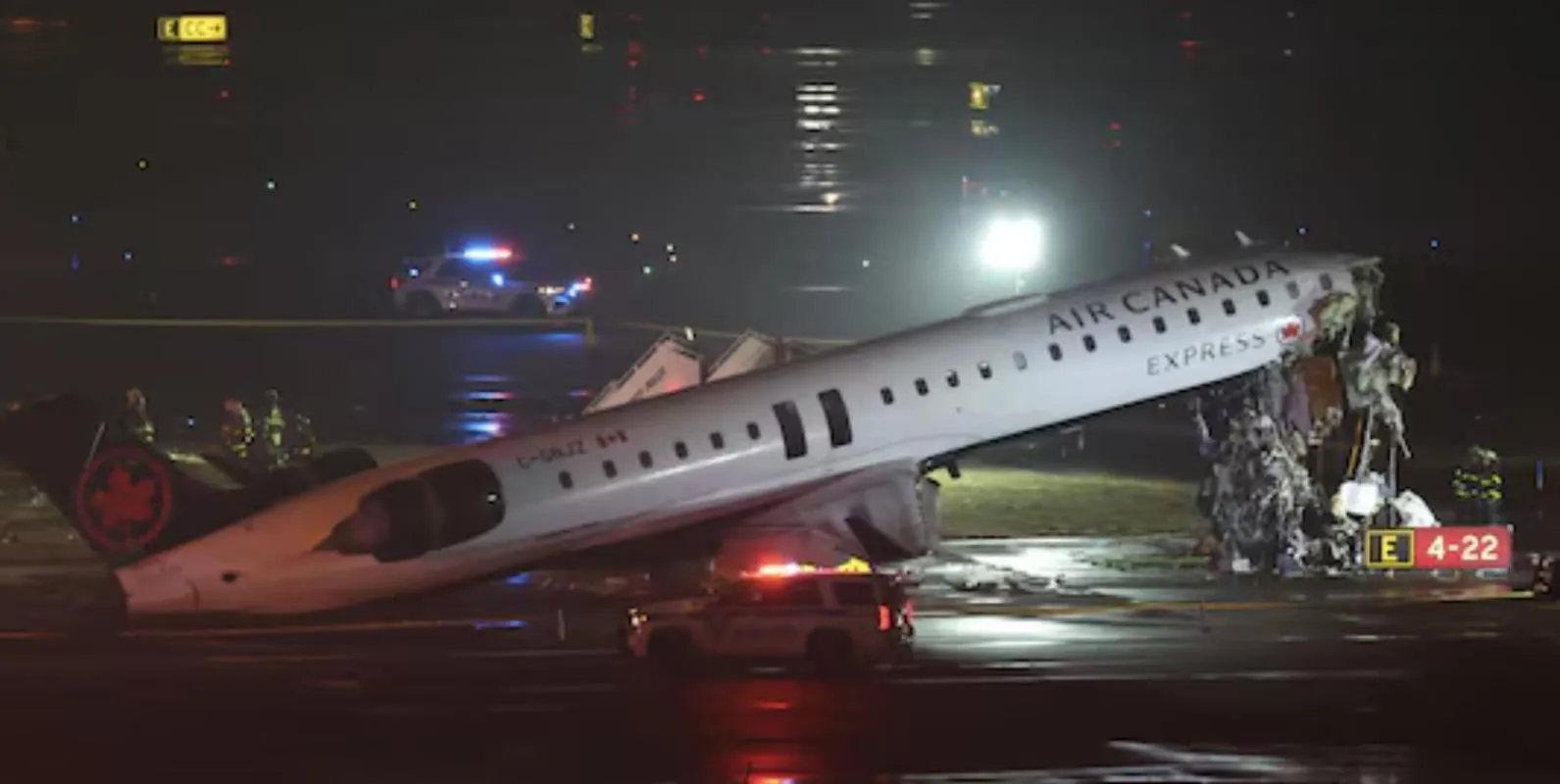 Collision &agrave; LaGuardia