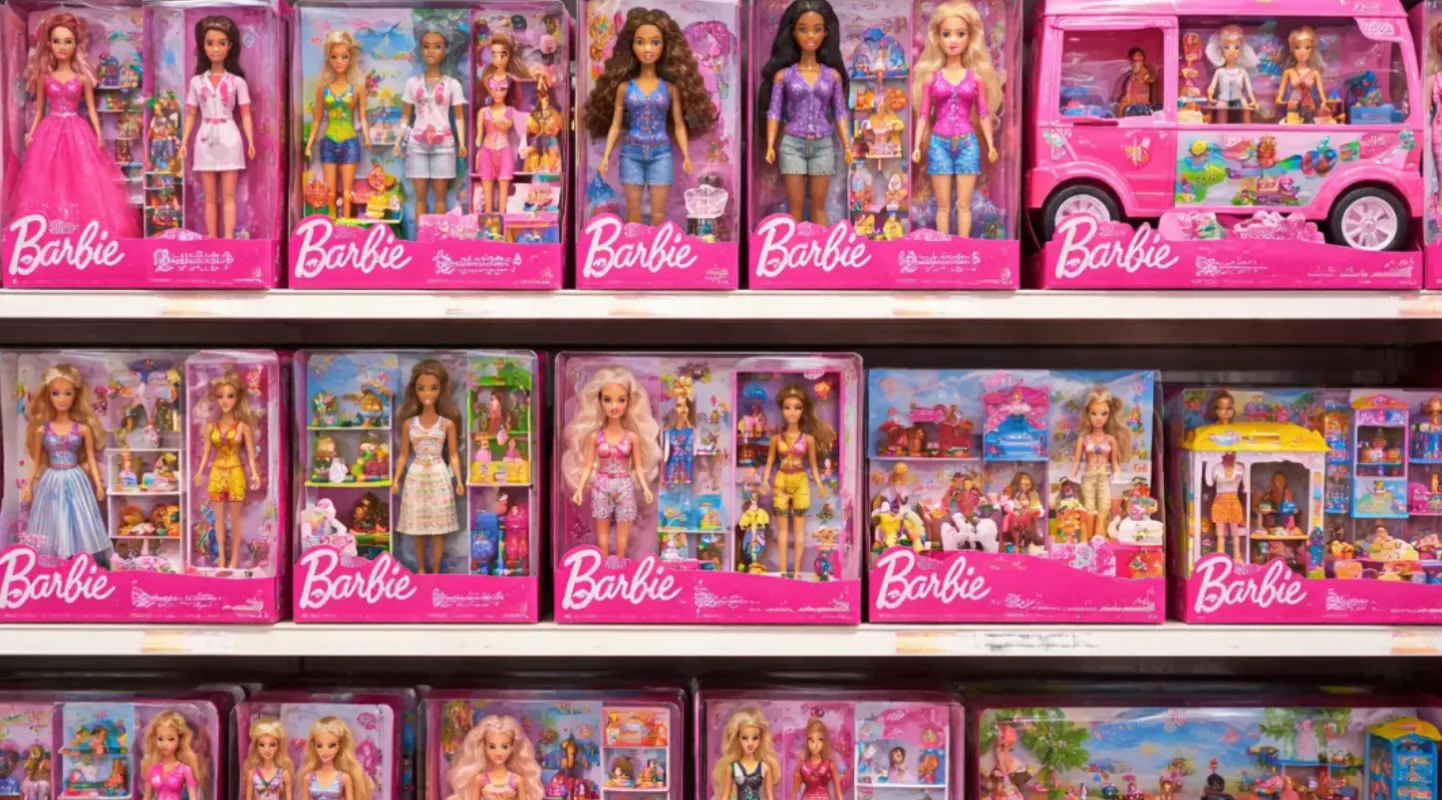 Étagère de poupées Barbie