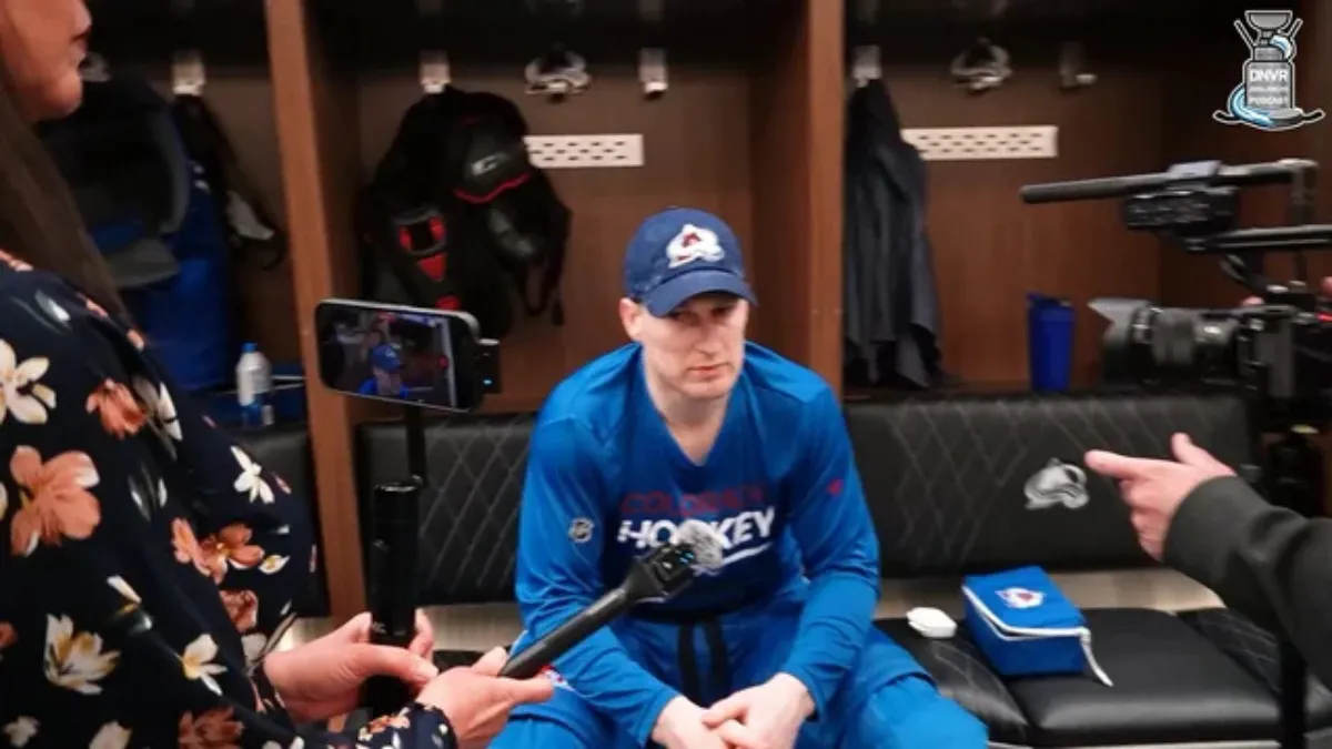Nathan MacKinnon postgame interview