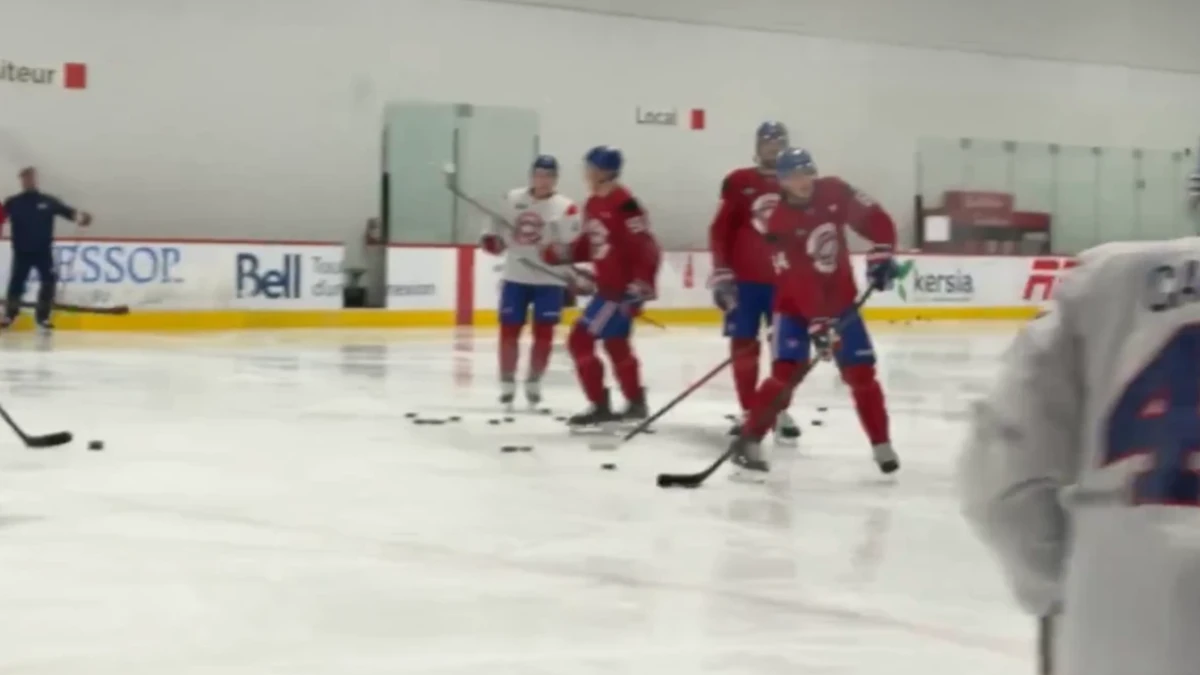 Entraînement des Canadiens de Montréal