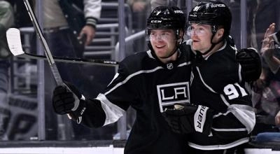 Tobias Bj&ouml;rnfot avec les Kings de Los Angeles