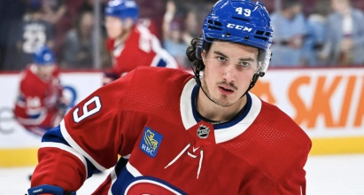 Rafael Harvey-Pinard &eacute;tait officiellement de retour &agrave; l'entrainement du Canadien, lui qui effectuera un retour au jeu tr&egrave;s prochainement.