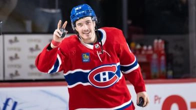Rafa&euml;l Harvey-Pinard avec le Canadien de Montr&eacute;al