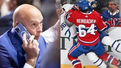 Kent Hughes au t&eacute;l&eacute;phone / David Reinbacher