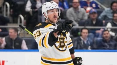 Boston Bruins captain Brad Marchand