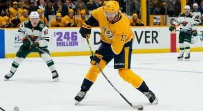 Nashville Predators forward Yakov Trenin