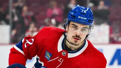 Montreal Canadiens defenseman Arber Xhekaj