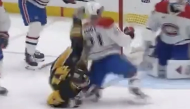 Le d&eacute;fenseur Kaiden Guhle a &eacute;vit&eacute; une grave blessure apr&egrave;s avoir re&ccedil;u le patin de Sidney Crosby &agrave; la t&ecirc;te.