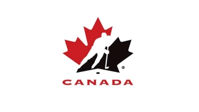 Hockey Canada Logo centered on a white background.