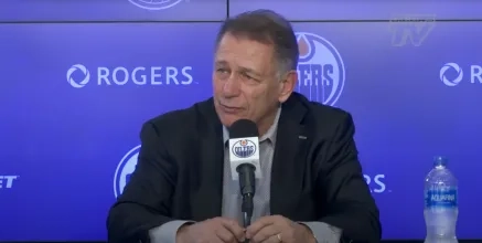 Ken Holland, General Manager of the Edmonton Oilers.