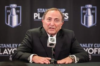 NHL commissioner Gary Bettman in a press conference.
