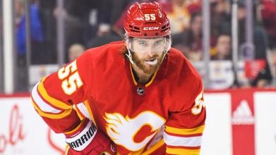 Noah Hanifin of the Calgary Flames.