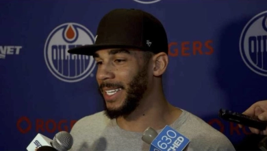 Edmonton Oilers forward Evander Kane
