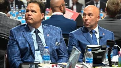 Kent Hughes et Jeff Gorton