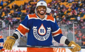 Evander Kane ahead of the Heritage Classic.