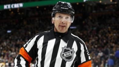 Tim Peel, former referee in the National Hockey League.
