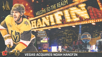Noah Hanifin is a Vegas Golden Knight.