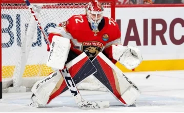 Sergei Bobrovsky of the Florida Panthers.