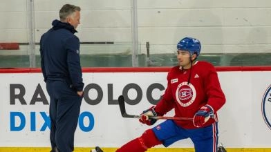 Martin St-Louis et Nick Suzuki