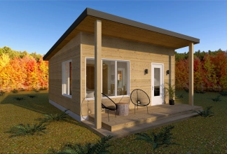 Mini-maison, mod&egrave;le Diamant de Juste Milieu