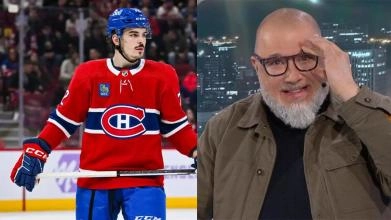 Arber Xhekaj avec le Canadien de Montr&eacute;al et JiC en direct de son &eacute;mission