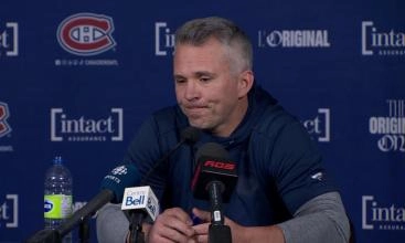 Martin St-Louis en point de presse