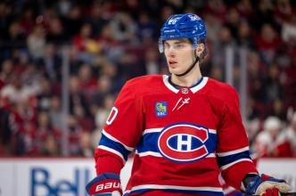 Juraj Slafkovsky avec le Canadien de Montr&eacute;al