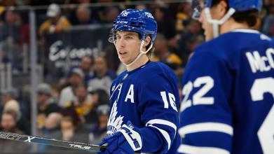 Mitch Marner of the Toronto Maple Leafs