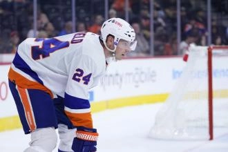 New York Islanders' defenseman Scott Mayfield in action.