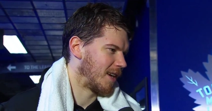 Toronto Maple Leafs goaltender Ilya Samsonov post game interview