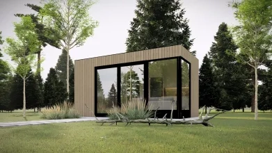 La micro-maison MYS du Domaine Pine Hill dans les Laurentides