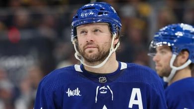 Morgan Rielly of the Toronto Maple Leafs.