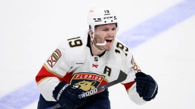 Matthew Tkachuk, star winger of the Florida Panthers.