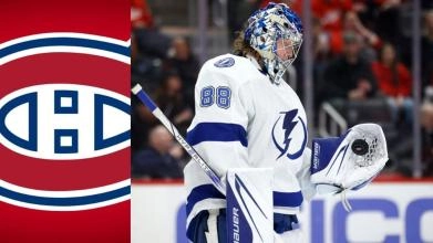 Andrei Vasilevskiy avec le Lightning de Tampa Bay