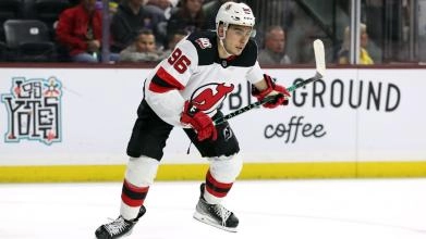 Timo Meier of the New Jersey Devils.