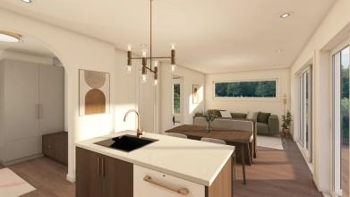 La mini-maison N&Ouml;MI de 648 pieds carr&eacute;s de Maison Usinex